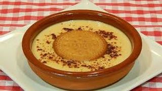 Natillas con galleta