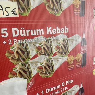 7. Menú 5 Durum Kebab