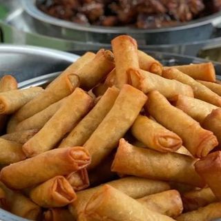 A piece of Fried spring roll