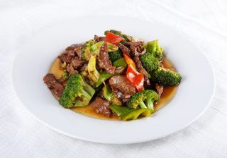 Брокколи с мясом 