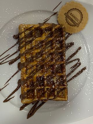 Waffle com Nutella