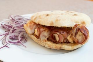 Pilici raznjici (salse e insalate a scelta)