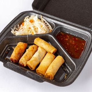 Springrolls mieszane (4szt vege+2szt krewetkowe)