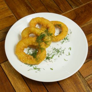 Złociste krążki kalmara 4szt