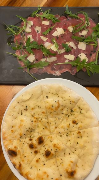 Carpaccio Di Manzo Stagionato Con Parmigiano