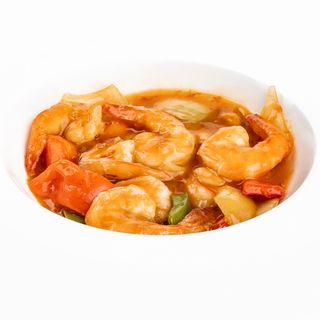 Pollo con salsa piccante