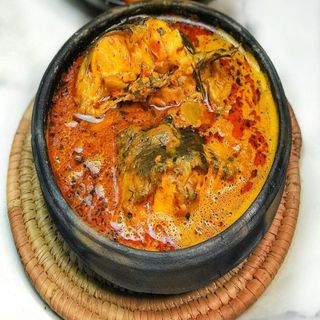 Banga Soup with Catfish
