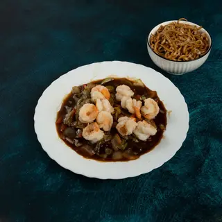 Pržene noodle sa škampima