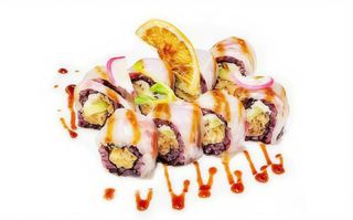 299Black branzino roll - 8 pezzi