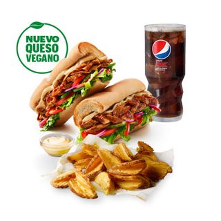 Menú TLC Teriyaki-Vegano (30 cm.)