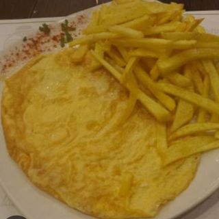 Tortilla  francesa con patatas 