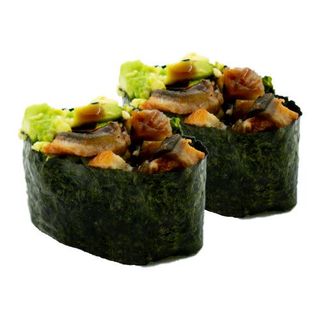 44. Gunkan De Anguila Y Aguacate (2 Uds.)