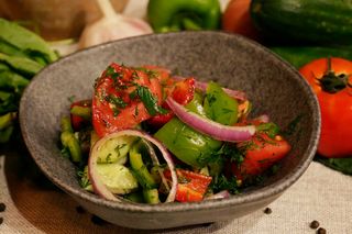 Fresh vegetable salad