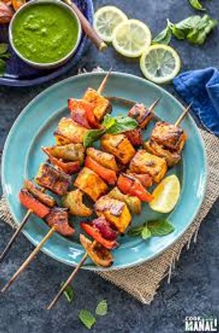 Grilled paneer tikka