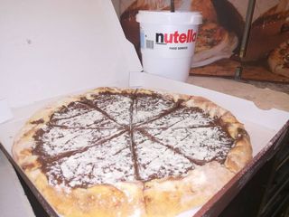 Pizza Nutella com Leite Ninho 