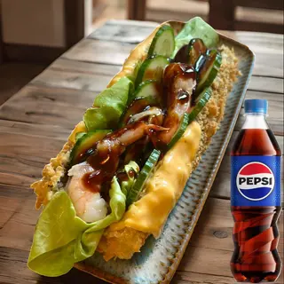 Sushi dog +Pepsi 0,5 l
