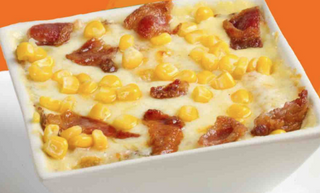 Maicitos gratinados con pollo