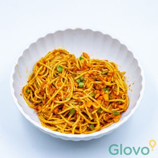 Jollof spaghetti.