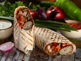 Հավի քաբաբ հացով