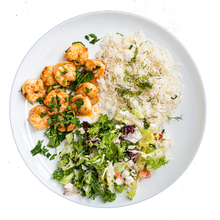 Krewetki na maśle 150g z czosnkiem i natką