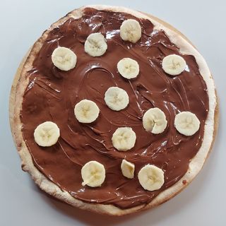 Pizza de Nutella com Banana 