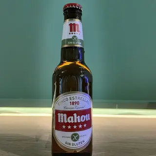 Mahou 5 estrellas sin gluten 