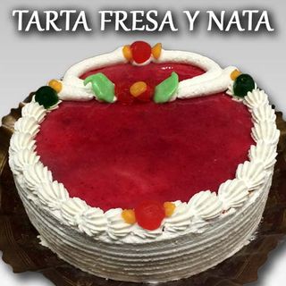 Tarta fresa y nata