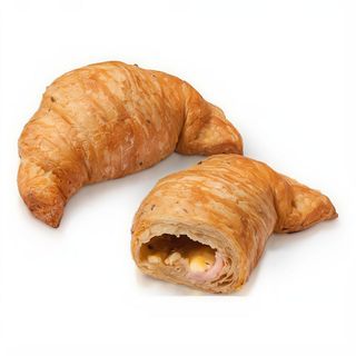 Круасан зерновий з шинкою і сиром (100г)