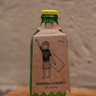 Kombucha Valiente de limón y jengribre
