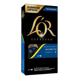 Café Ristretto Descafeinado Cápsulas l'Or Espresso 10x5,2Gr.