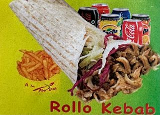 Menú Rollo Kebab