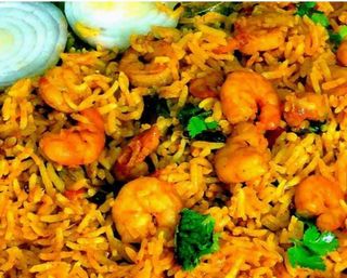Gambas Biryani
