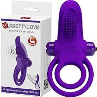 Pretty Love Vibrant Penis Ring Purple