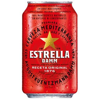 Estrella Damm Cerveza Lata 33cl
