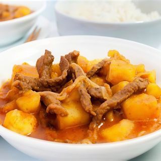 Ternera Con Salsa Curry