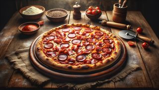 Pizza Con Salami Ø 30cm