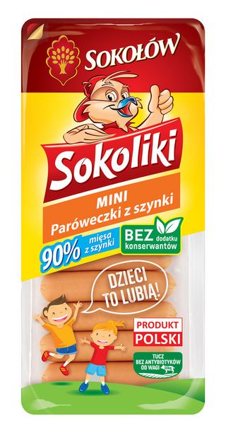 Paróweczki z szynki mini 140 G 