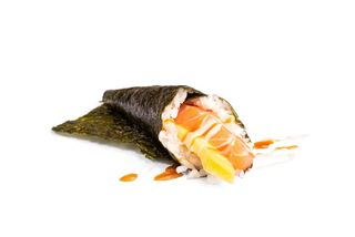 89. Temaki de Salmón con mango
