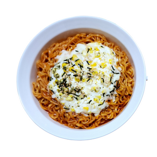Ramen Picante Buldak Original Con Mozzarella Y Maíz