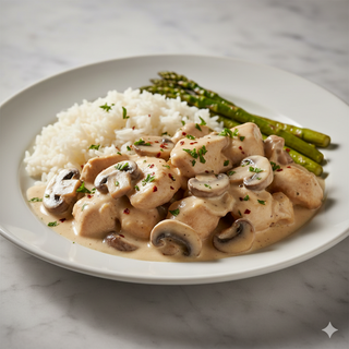 Ración De Razo De Pollo Con Dos Fogones