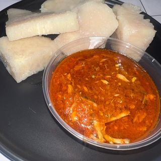 Yam and fish sauce