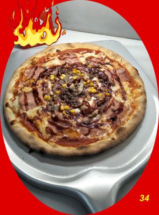 Pizza Especial Barbacoa (30 Cm.)