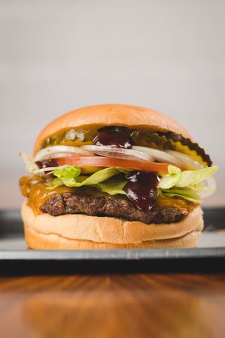 BBQ cheeseburger 410gr