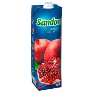 Сік гранатовий sandora 1л