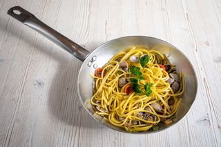Chitarra alle Vongole dell'Adriatico, con Peperone Verde
