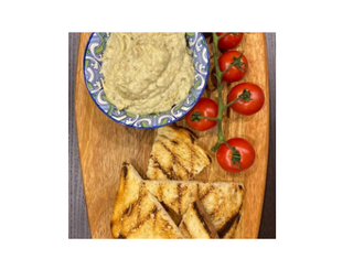 Salata de vinete cu paine prajita