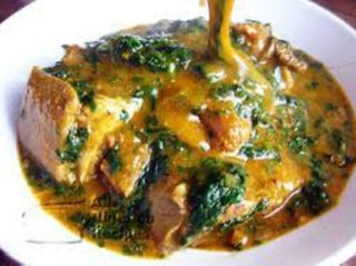Ogbono soup with fresh fish