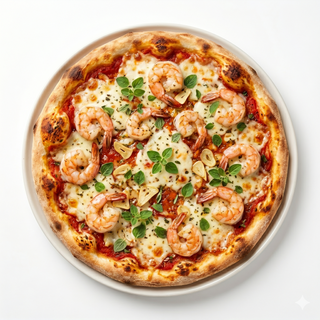 Pizza Gamberet Pequeña