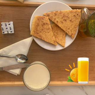 Menu Hercha Fromage,thé, raib, jus au choix