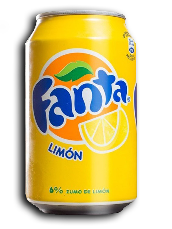 Lata Fanta Limón